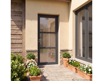 Porte d'entrée Aliséane Aluminium - Portes