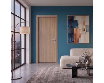 Bloc-porte Fin de chantier RAKEL ** Acoustique Chêne plaqué - Huisserie 70-Lapeyre