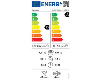 Lave-linge séchant encastrable Electrolux EW8W1684BI | Lapeyre