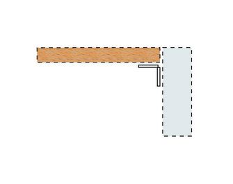 équerre plan de travail - Lapeyre