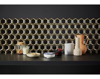 Carrelage mosaïque KATARINA hexagone 22.3 x 25.8 cm - Carrelage - Lapeyre