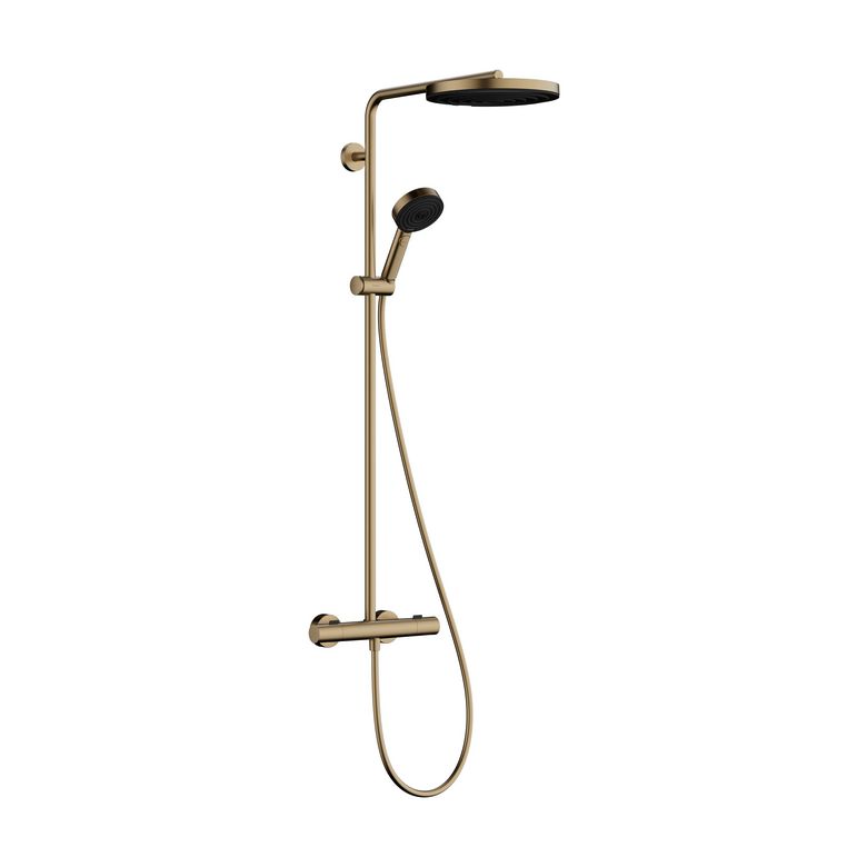 CoLonne de douche thermostatique Pulsify bronze brossé Main Image