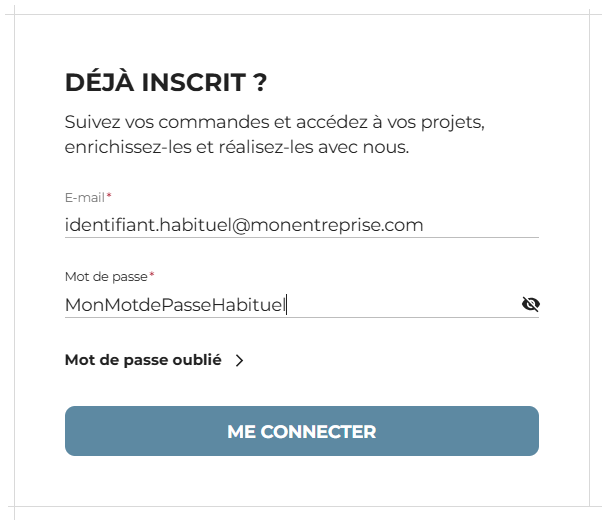 Page de connexion commune www.lapeyre.fr/login