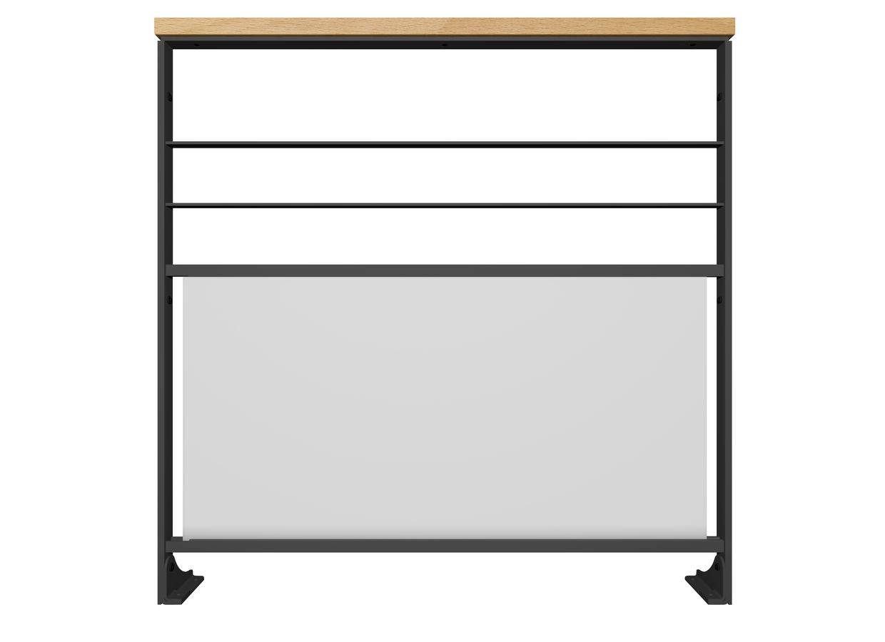 Balustrade FERA en acier main courante bois