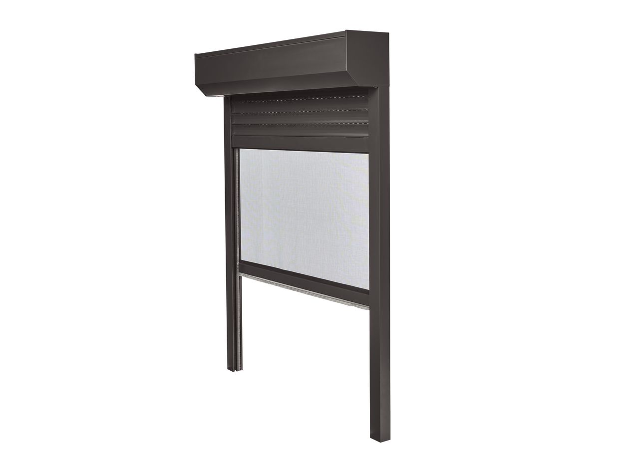 Volet roulant monobloc Denver alu elec filaire moustiquaire autre couleur sm Main Image