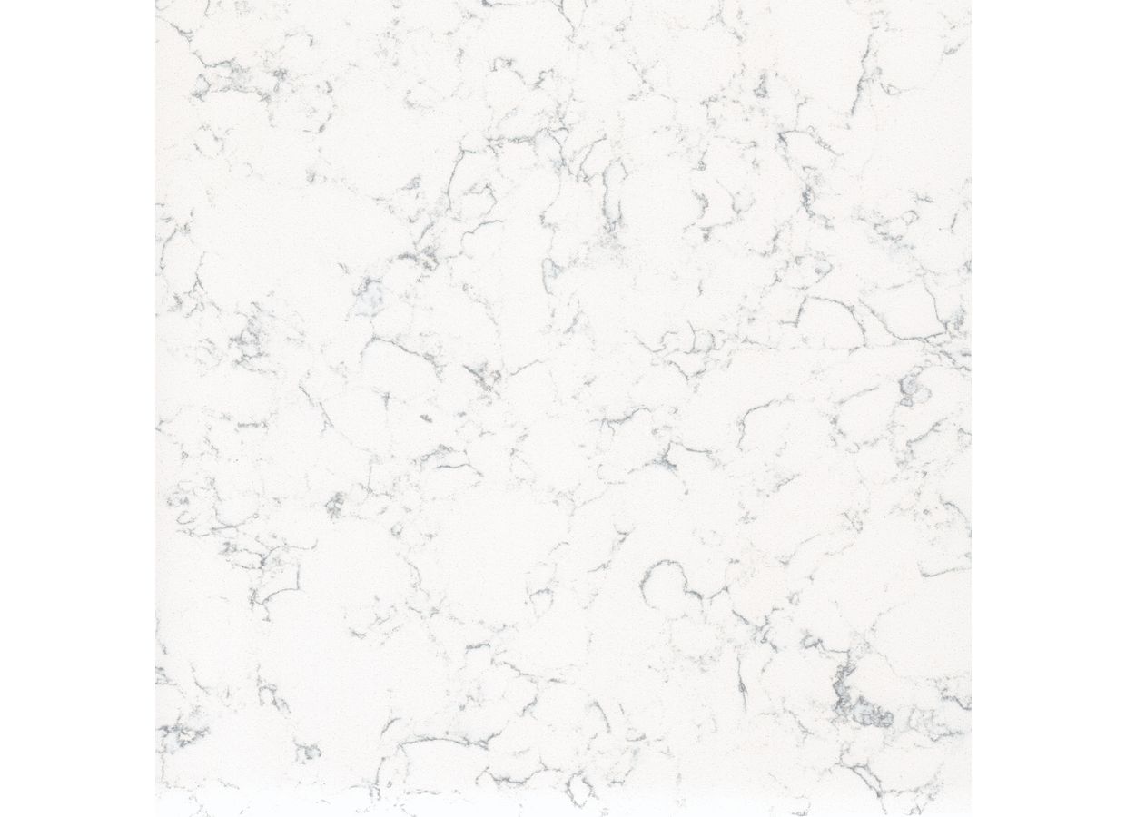 Plan de travail quartz BLANCO PIANTO sur-mesure Ep.20/40 mm