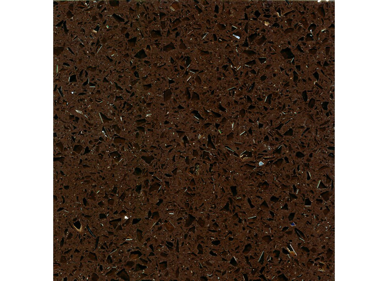 Plan de travail quartz MARRONE STAR sur-mesure EP.20/40 MM Main Image