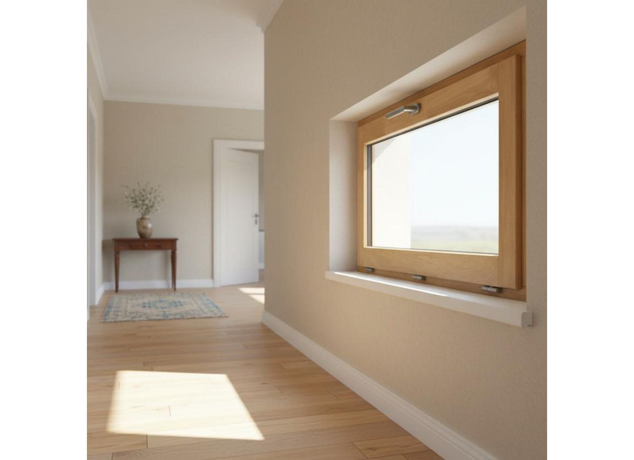 Fenêtre bois exotique ARBOREAL finition couleur blanche sur mesure | Lapeyre