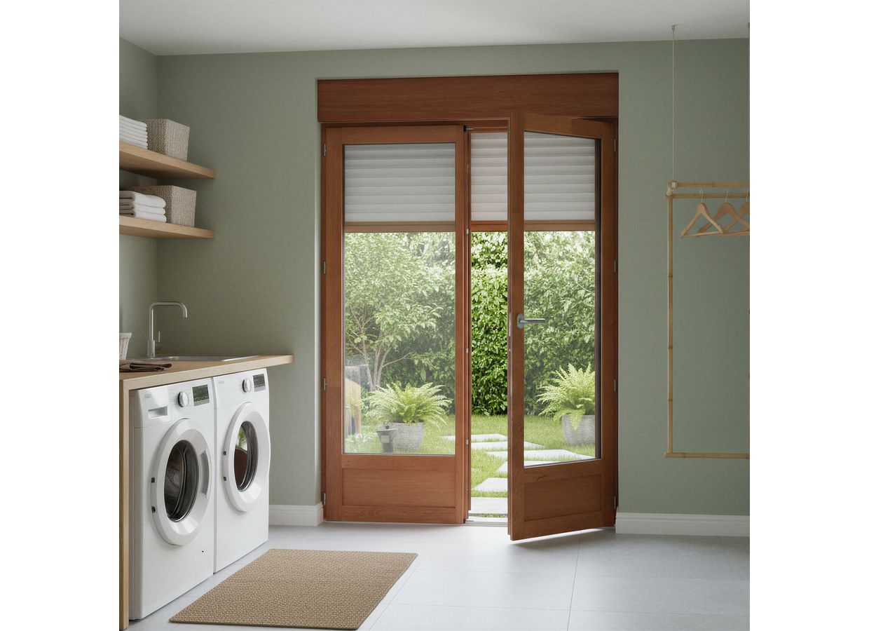 Fenêtre chêne ARBOREAL avec volet roulant sur mesure | Lapeyre