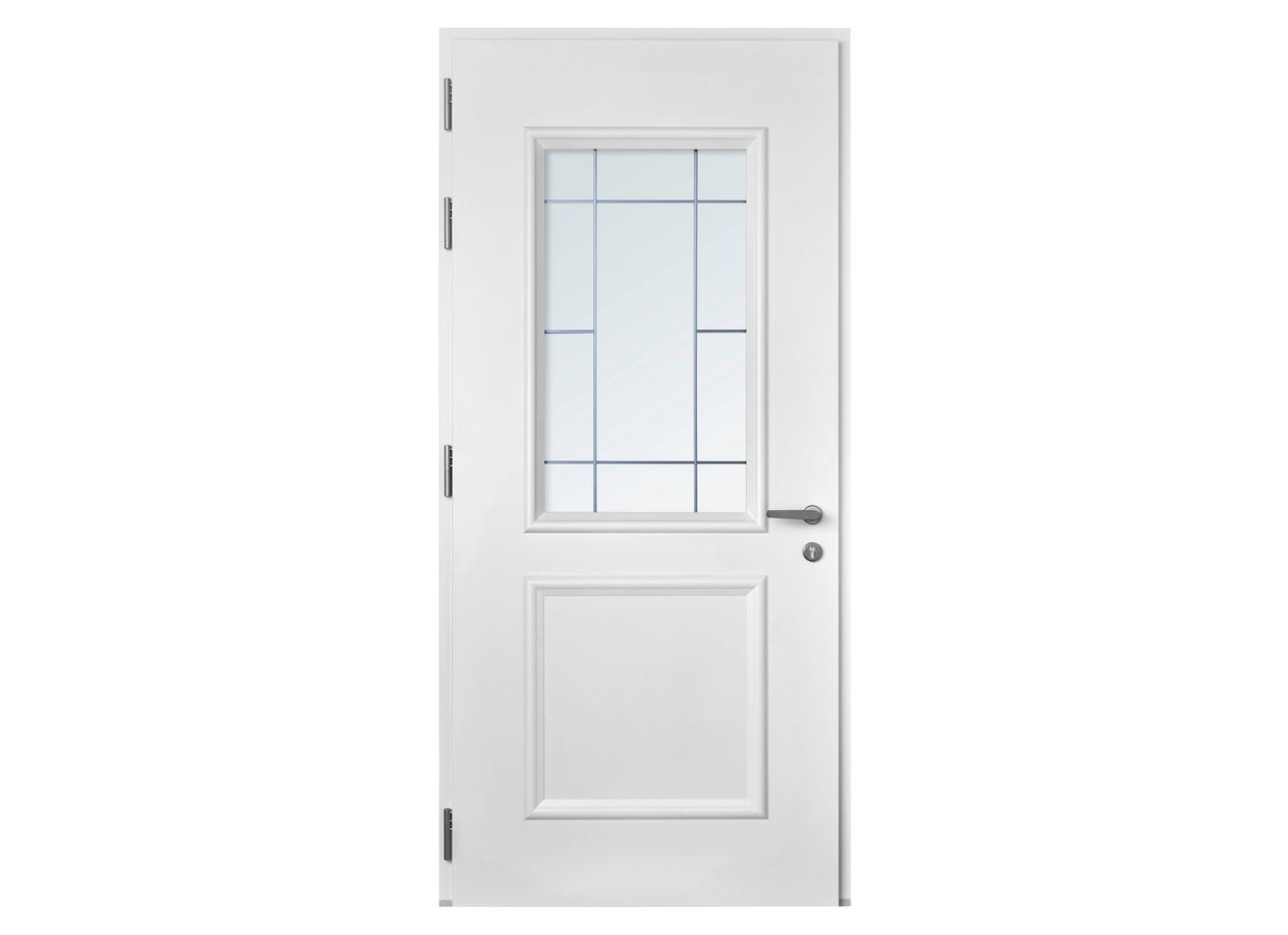 Porte d'entrée Adèle-Rose Aluminium - Portes