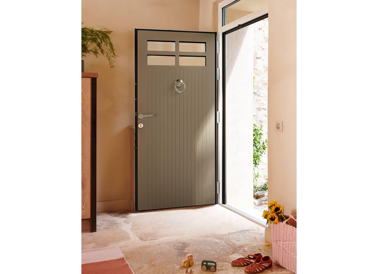 Porte d'entrée Aby-Gaëlle Aluminium - Portes