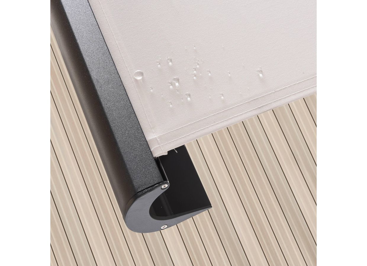 Store banne Neven coffre intégral sur mesure - Extérieur - Lapeyre
