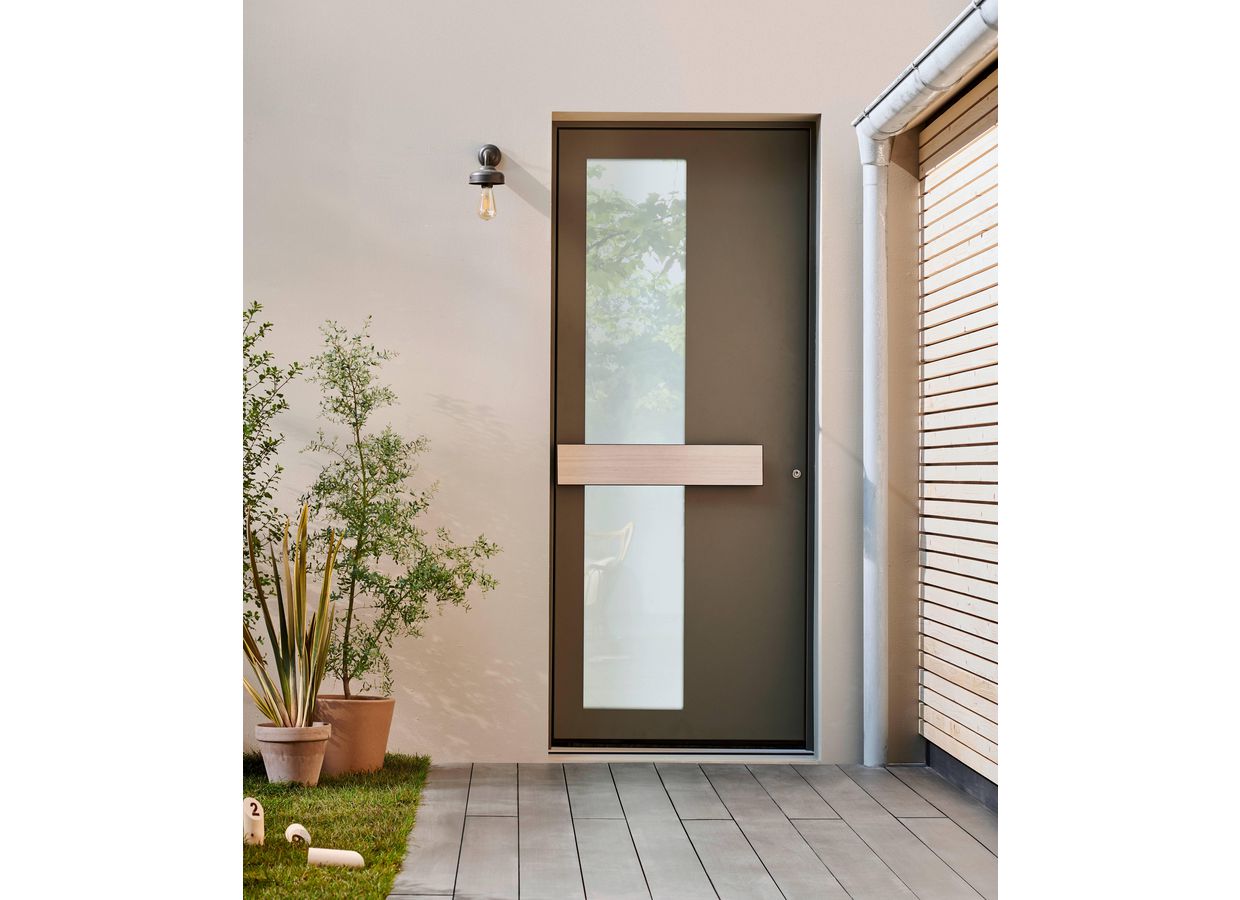 Porte d'entrée Annie-Claire Aluminium - Portes