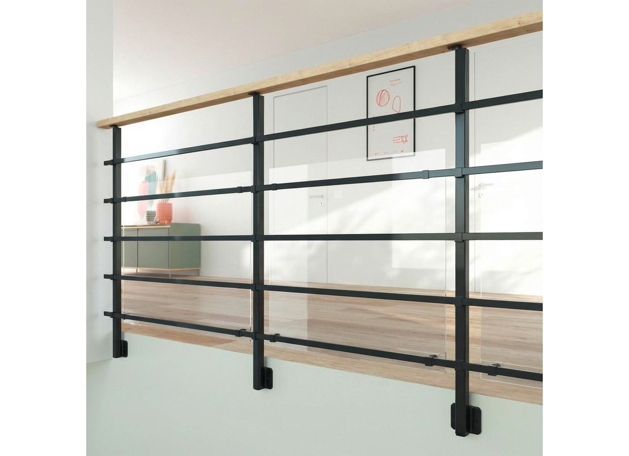 Balustrade EVAN avec tubes en acier -Lapeyre