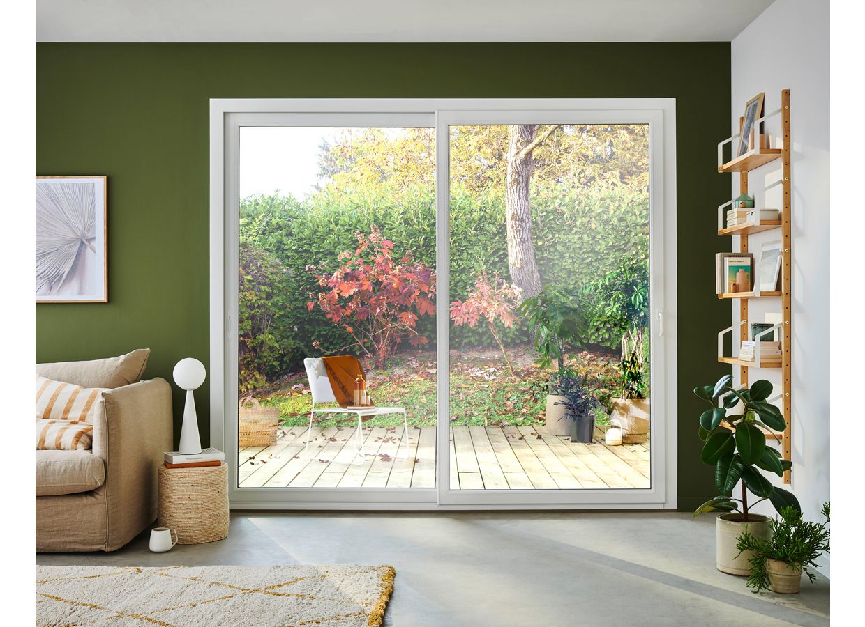 Baie coulissante PVC personnalisable  - Fenêtres - Lapeyre