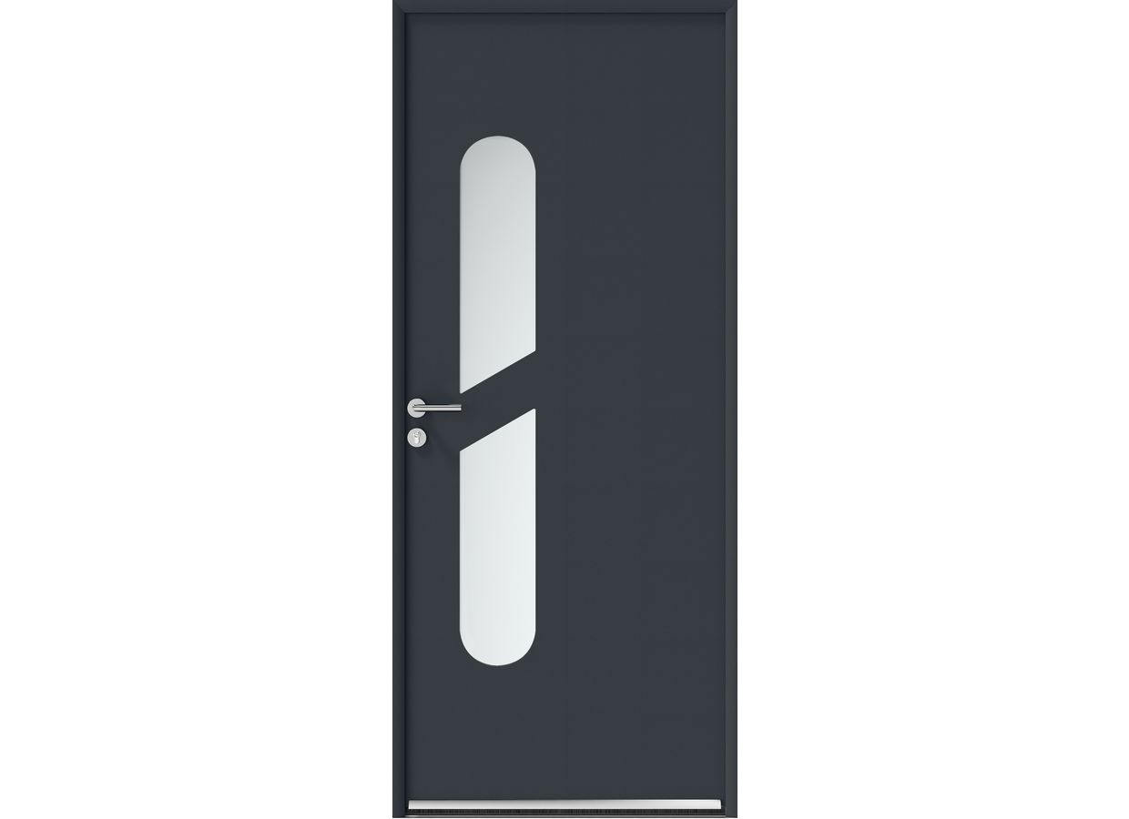 Porte d'entrée Angèle Aluminium sur-mesure
