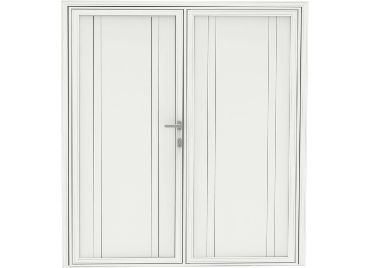 Porte de garage battante Aluminium Minnesota sur-mesure