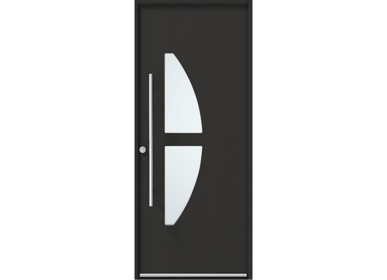 Porte d'entrée Moncelle Aluminium sur-mesure