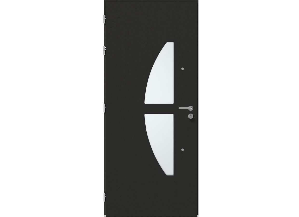 Porte d'entrée Moncelle Aluminium sur-mesure