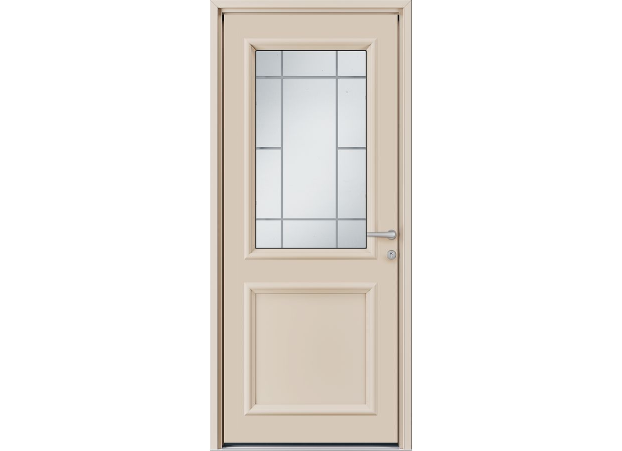 Porte d'entrée Adèle-Rose Aluminium