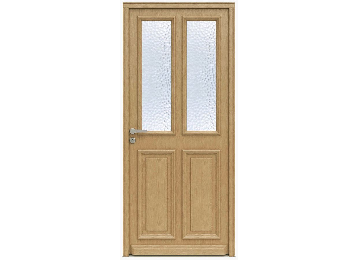 Porte d'entrée Anne-Eva Chêne sur mesure-Lapeyre