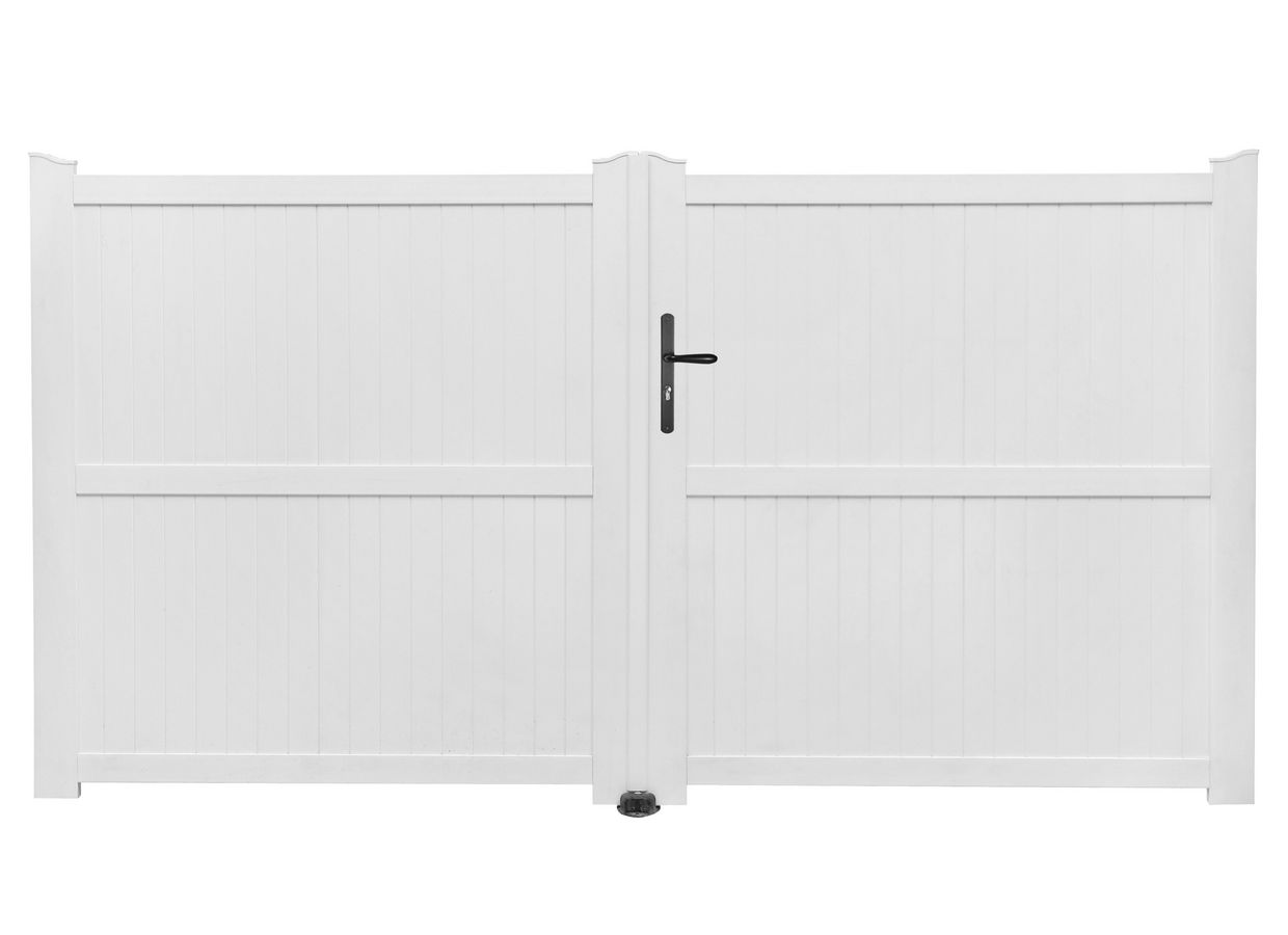 Portail battant PVC Touquet sur-mesure