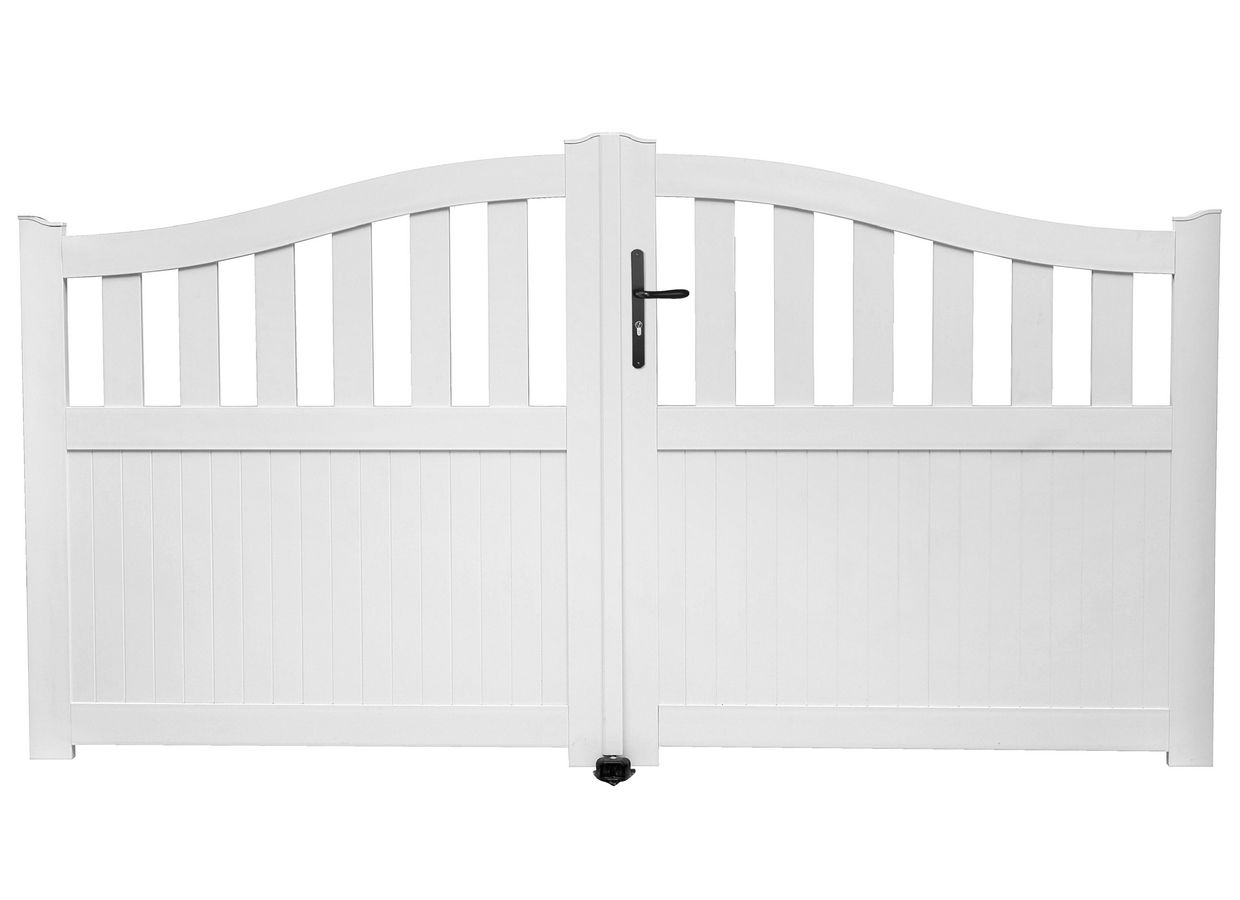 Portail battant PVC HARDELOT sur mesure Main Image