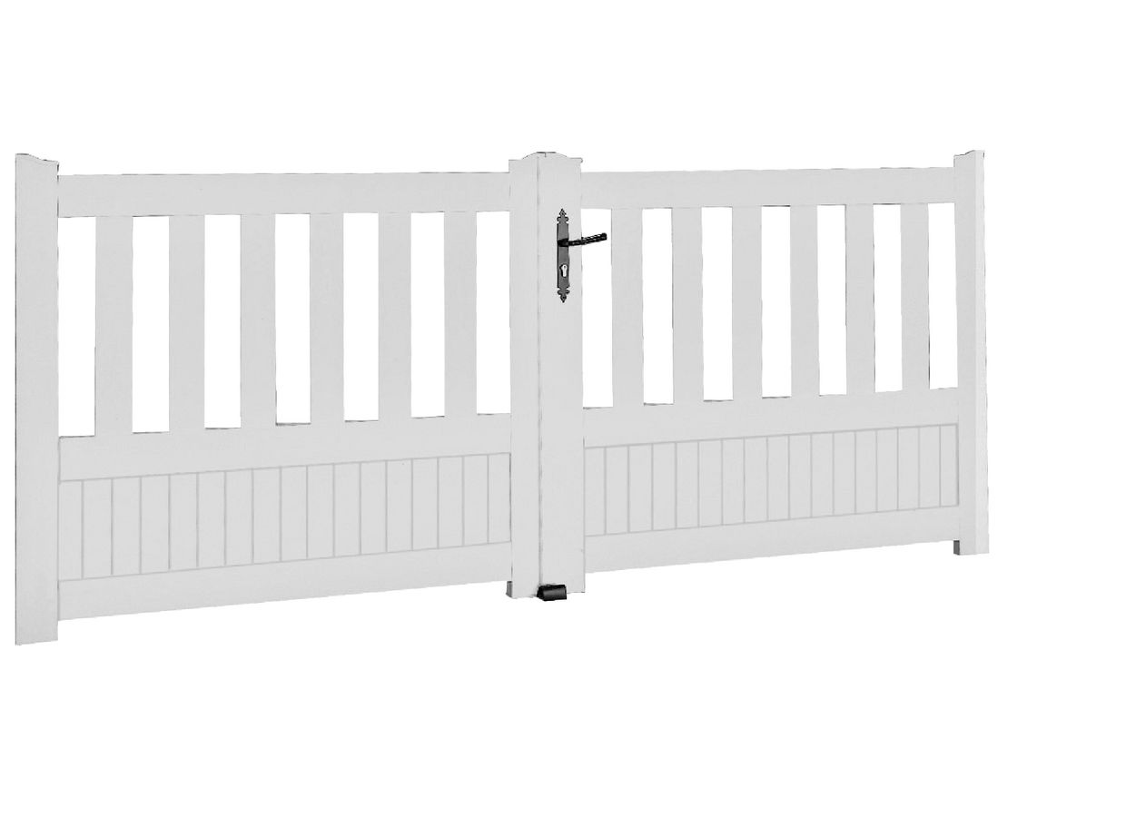 Portail battant PVC ESTEREL sur mesure Main Image