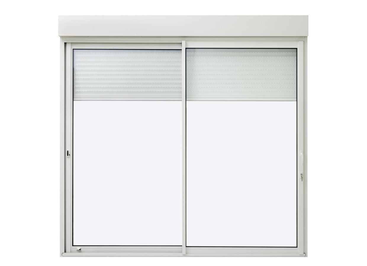 Baie coulissante Néva Aluminium volet intégré sur mesure-Lapeyre