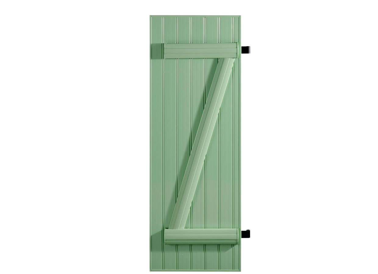 Volet battant MALO PVC plein renforcé avec pentures sur mesure Main Image