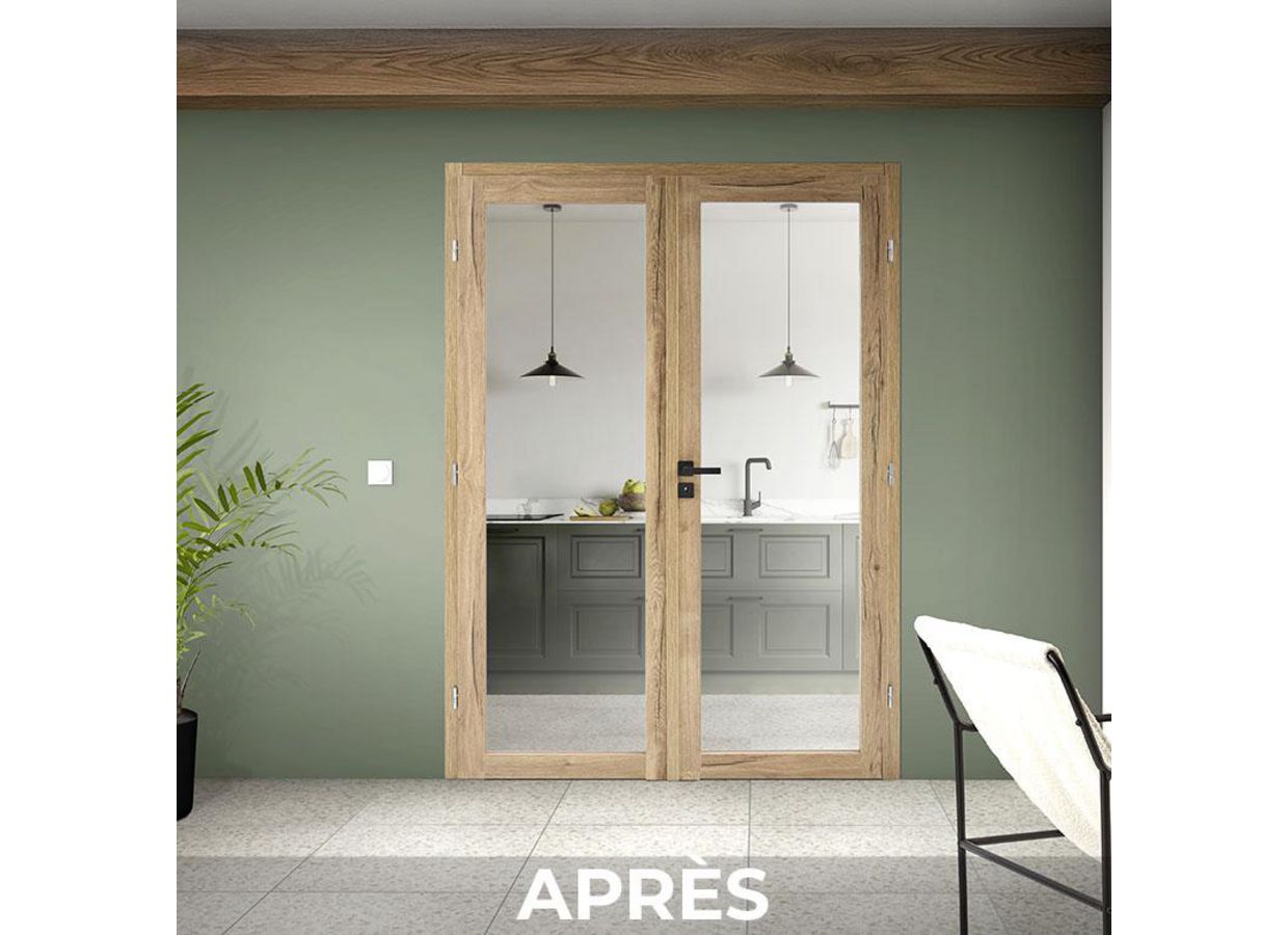 Bloc-porte Rénovation RENOMAX - ROXIE VITREE sur mesure | Lapeyre