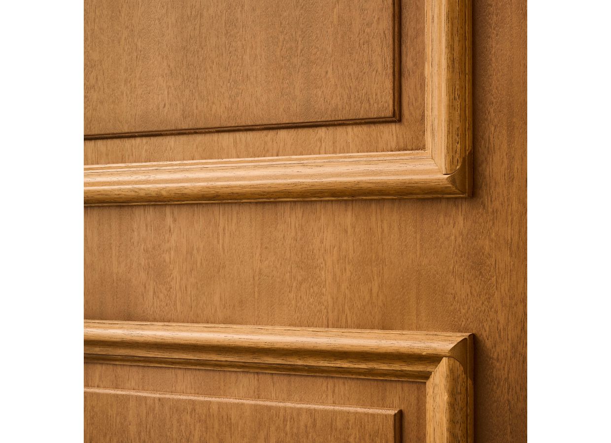 Porte d'entrée AVA-LUNA bois exotique sur mesure-Lapeyre