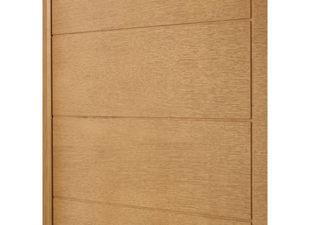 Porte d'entrée ALCINELLE Chêne sur mesure-Lapeyre
