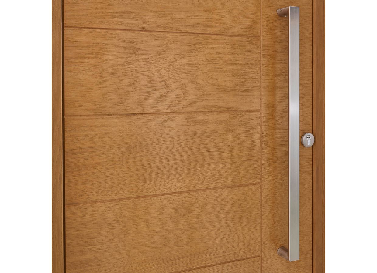 Porte d'entrée ALCINELLE Chêne sur mesure-Lapeyre