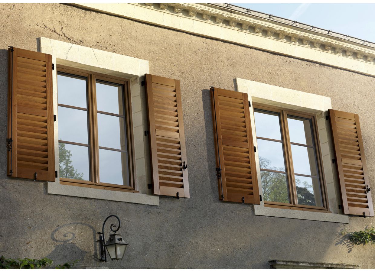 Volet LORRAINE  lames droites sur mesure-Lapeyre
