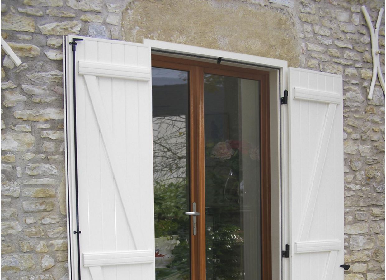 Volet battant FLORENCE aluminium isolant à bâti de rénovation sur mesure