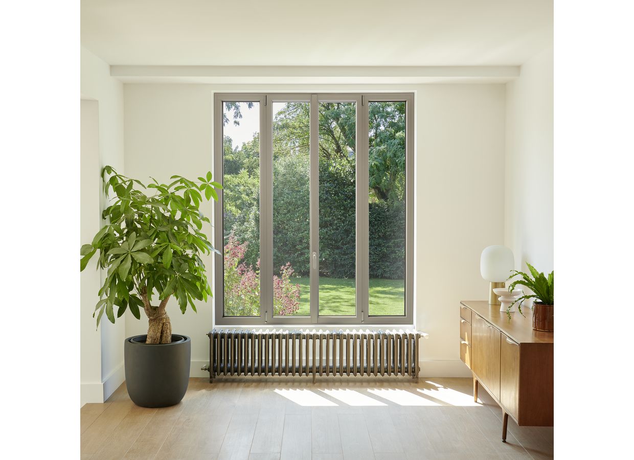 Menuiserie ouvrant caché GRAPHIQUE ALU Autre Couleur - Sur mesure Main Image