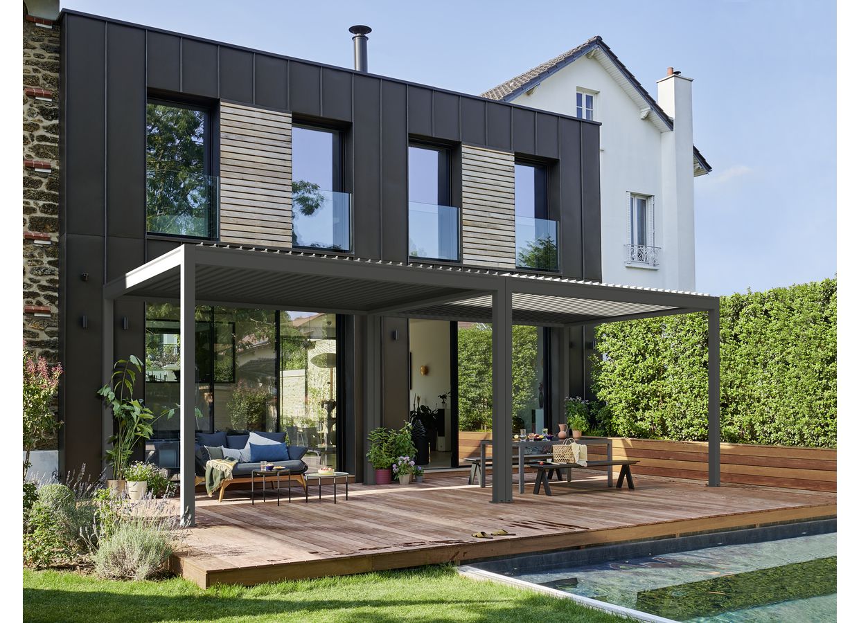 Pergola aluminium Athénaïs sur mesure | Lapeyre