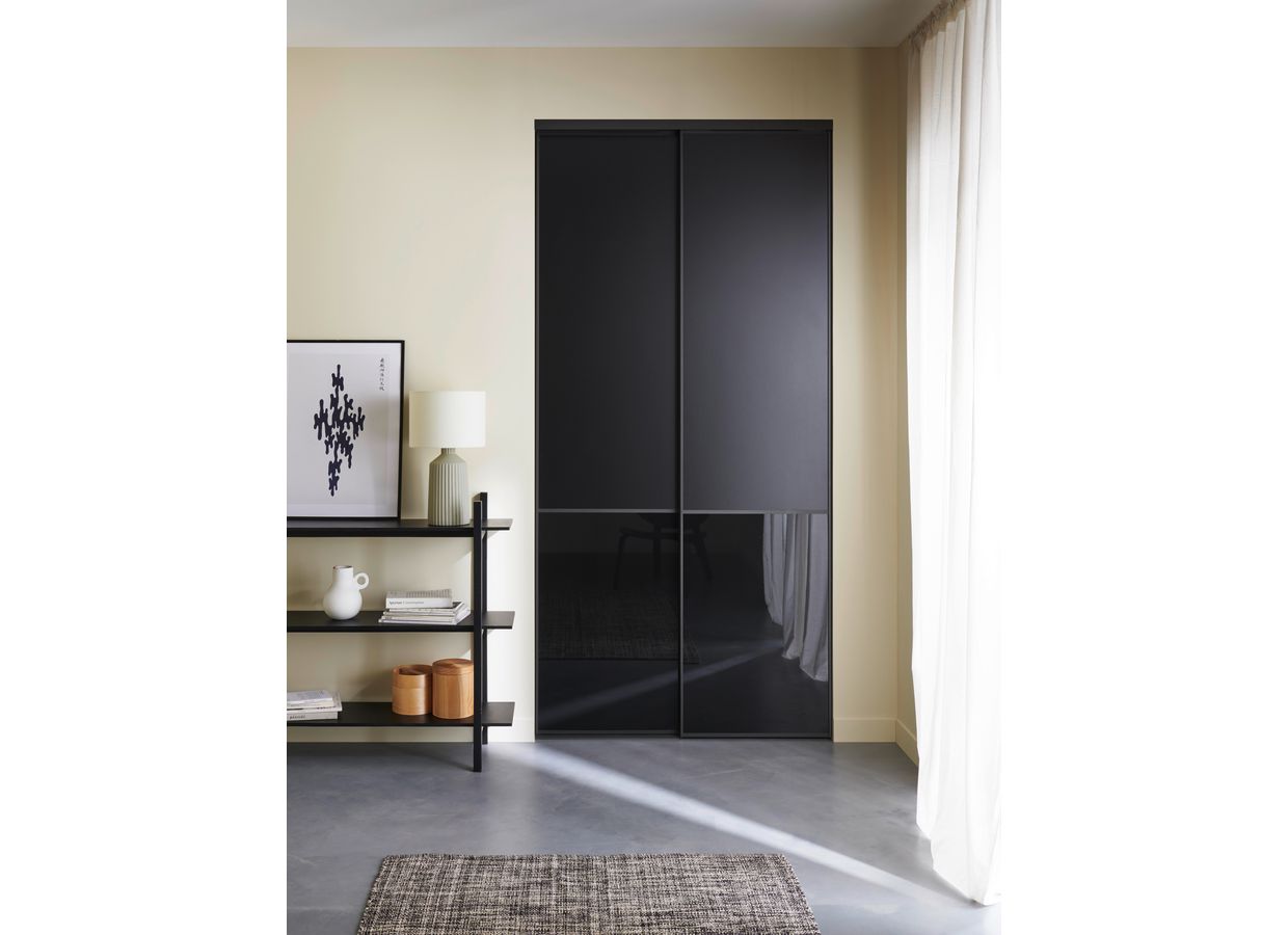 Porte de placard coulissante décor gloss UNION