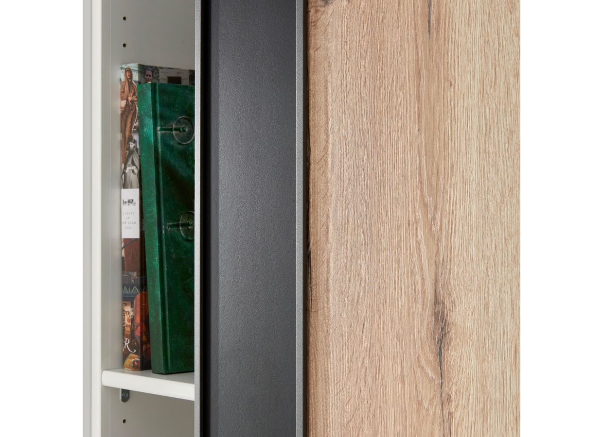 Porte de placard coulissante décor bois UNION