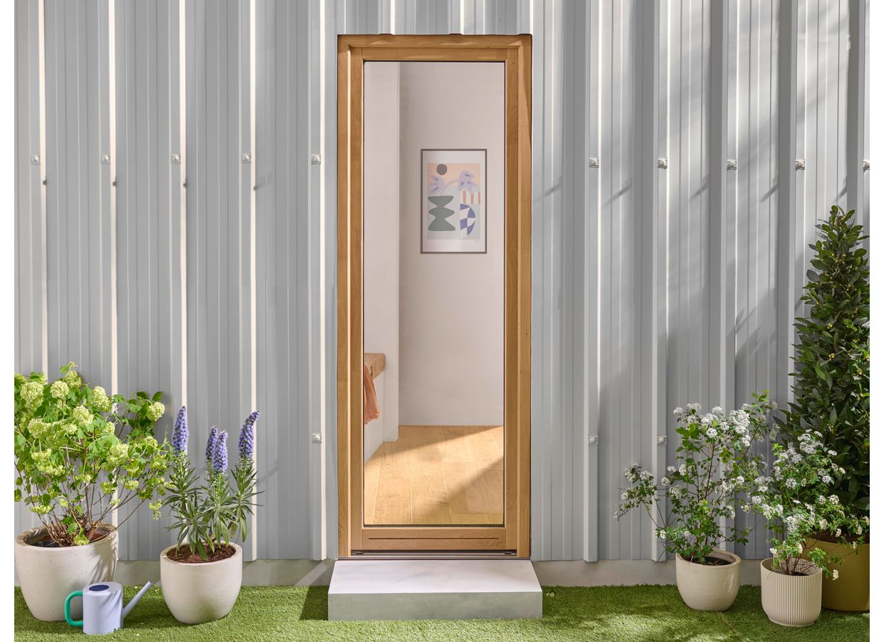 Porte-fenêtre chêne ARBOREAL finition couleur sur mesure | Lapeyre