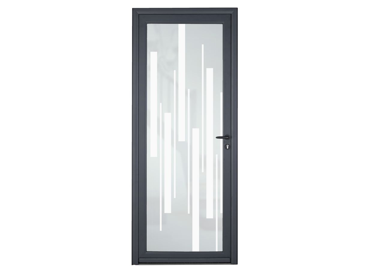 Porte d'entrée *** Aluminium ADENORA vitrage GRAMMI - Sur mesure Main Image