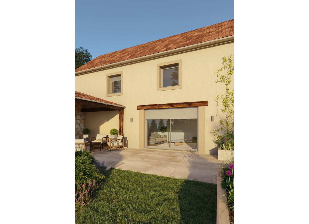 Baie coulissante Neva aluminium couleur personalisable sur-mesure-Lapeyre