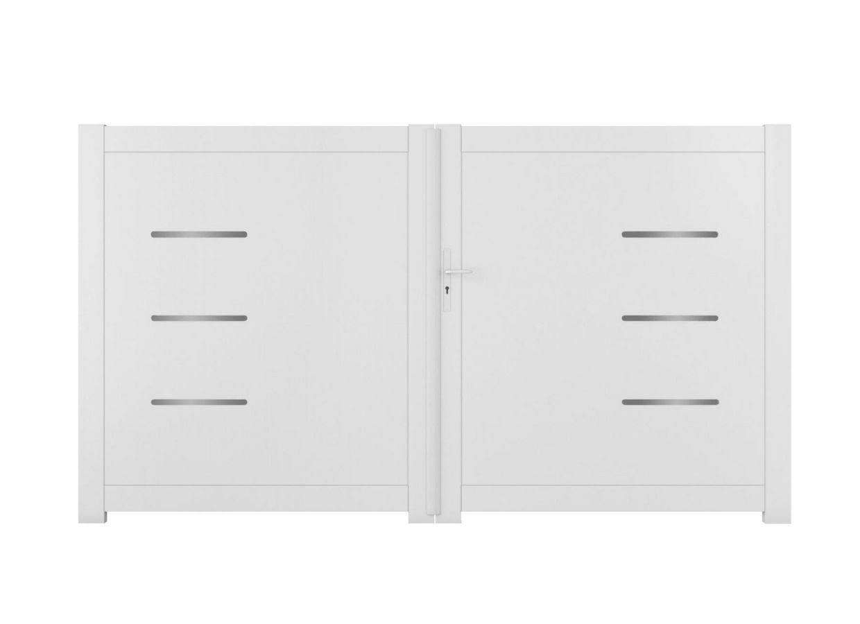 Portail battant PVC BRIAC sur mesure Main Image
