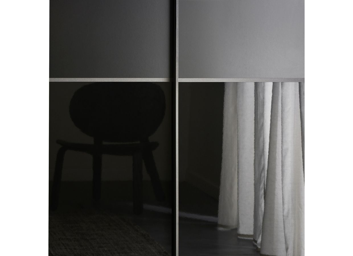 Porte de placard coulissante décor gloss UNION | Lapeyre