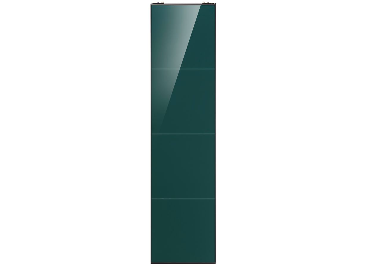 Porte de placard coulissante décor verre laqué UNION | Lapeyre