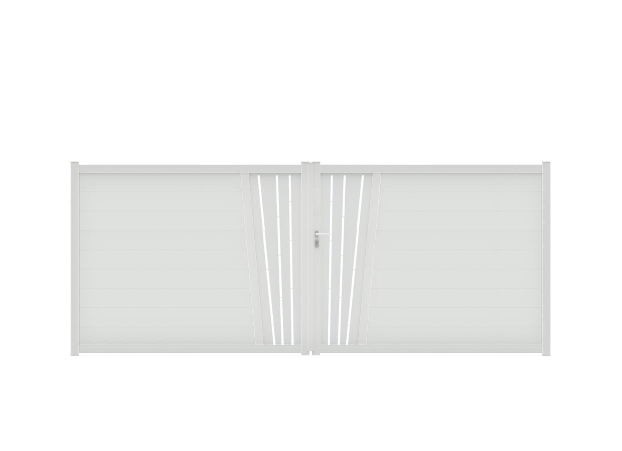 Portail PISE soleil aluminium sur mesure Main Image