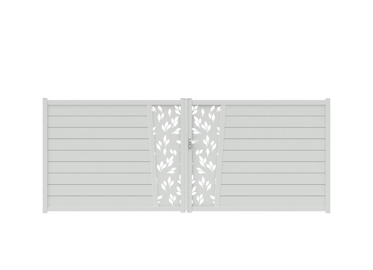Portail PISE feuille aluminium sur mesure Main Image