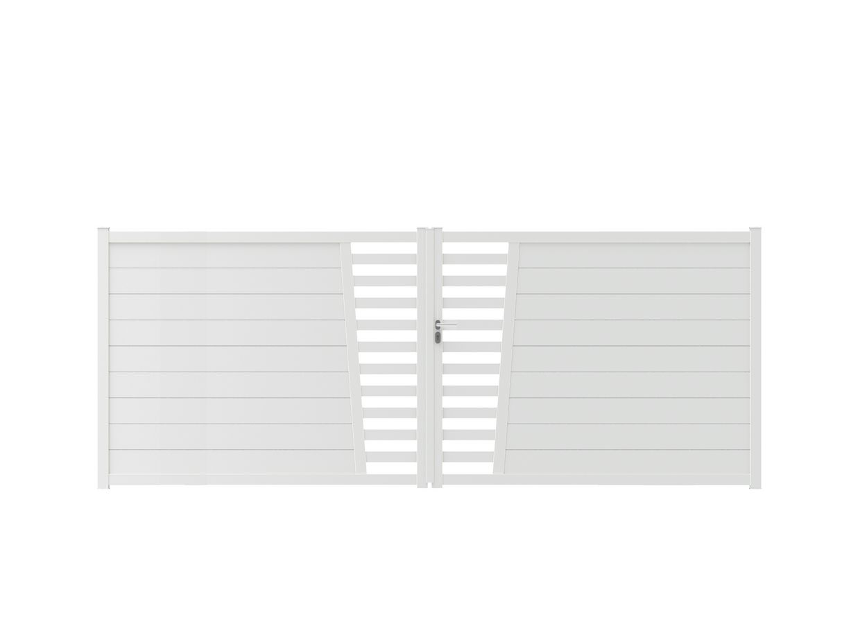 Portail PISE barreau aluminium sur mesure Main Image