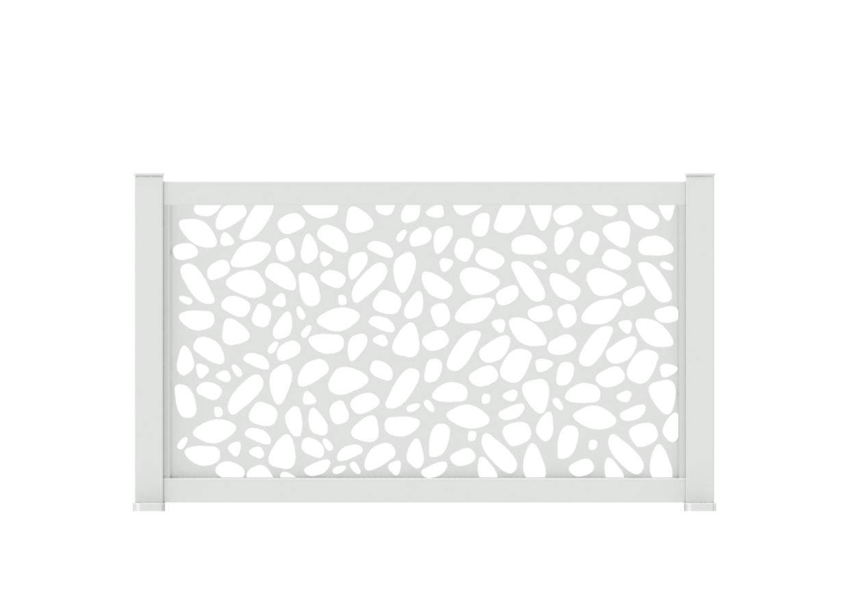 Clôture Catane et Pise en aluminium sur mesure -Lapeyre